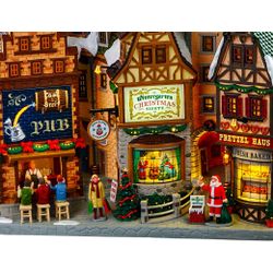 Facade 'Lane' Wintergarten ', polystone, illumination, 28x31x11 cm, LEMAX