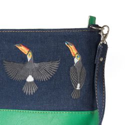 Торжокские золотошвеи / Denim bag "Tropicana"