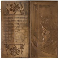 GamesDealer / Backgammon sculpté "Hunter", Ustyan