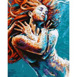 Опт-картина / Tranh theo số 40x50 Cô gái dưới nước