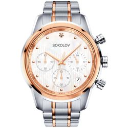 SOKOLOV / Reloj ruso My World 343.76.00.000.02.02.2 con cronógrafo