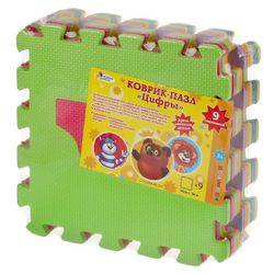 Играем вместе / Let's play together / Assembled puzzle mat "Numbers"