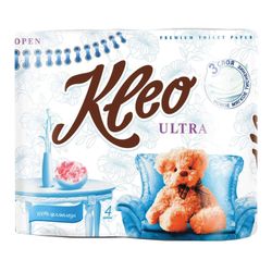 KLEO / Ultra toilet paper, 3-layer, solder (4 pcs. X 20 m)