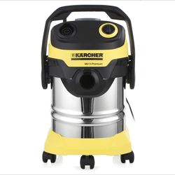 Vacuum cleaner KARCHER WD 5 Premium, with dust bag, power 1100 W, blow moulding, container stainless steel