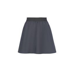 Tsvetana skirt grey elastic band with a decorative element for girls