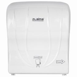 LAIMA / Dispenser for towels in rolls PROFESSIONAL ORIGINAL (System H1) mechanical with sheet auto-cut, ABS-plastic