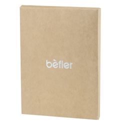 Key case BEFLER "Elegant cat", natural leather, embossed, zip, 130x85 mm, black