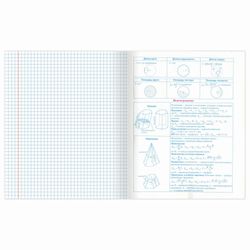 BRAUBERG / Notebook subject NAVIGATOR 48 sheets, selective varnish, GEOMETRY, cage, tip / 10 pcs.