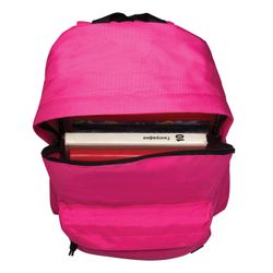Ba lô BRAUBERG, phổ thông, định dạng thành phố, một tông màu, màu hồng, 20 lít, 41x32x14 cm