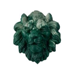 Арбет Мрамор / Arbet Marble / Decor element "Lion" marble Arbet ™ Malachite (green)