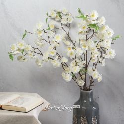 Kaemingk / Decorative branch Blossoming Sakura 112 cm, white