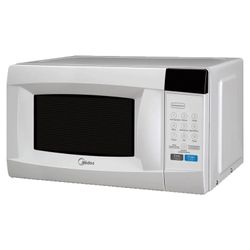 MIDEA EM720CKE 20 litre microwave, 700 watt power, touch control, display, white