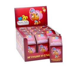 Конфитрейд / "Fashionable Dogs". Candied fruits with a toy 1kor * 24bl * 12pcs