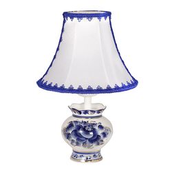 Гжельский Фарфоровый завод / Lampe Gzhel gold