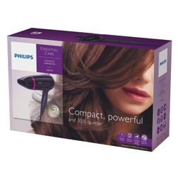 Hairdryer PHILIPS BHD002/00, 1600 W, 3 speed, cold air cooling, black