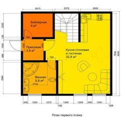 Frame holiday home Biarritz option 2, the project 235, the Prod