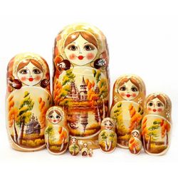 Фабрика Матрешек / Matryoshka Factory / Matryoshka Autumn Temple, 10 m 25 cm