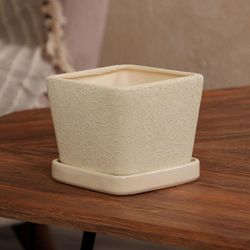 Керамика ручной работы / Flower pot "Square" 1 l