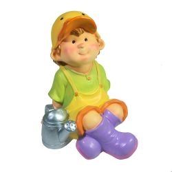 Ремеко / Decorative figure "Boy in a duck cap" L16W17H19
