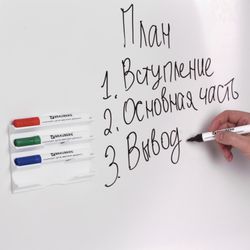 BRAUBERG / Holder "Standard" magnetic for 4 whiteboard markers (130x152 mm)