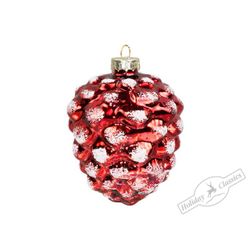 Holiday Classics / Red pine cone, 6 pcs