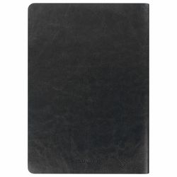 BRAUBERG / Notebook 48 y. in a line smooth leatherette cover, stitching, A5 (147х210mm), BLACK, VIVA / 10 pcs.