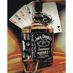 Опт-картина / Paint by number CAKADU 40x50 Whiskey