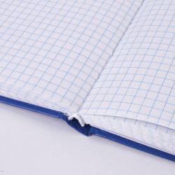 BRAUBERG / Notebook "INDAY blue", 96 sheets A5 (135x206 mm), hardcover, laminated cover, cage