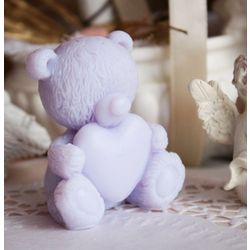 Milotto / Soap "In Love Valentine Bear" lilac