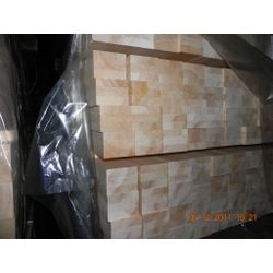Glued timber for the production of windows