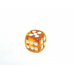 GamesDealer / Кости игральные из янтаря 15 мм, 1 шт