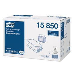 TORK / Napkins (N4, N12) Xpressnap, 2-ply, white, ultra-soft, 21.3x16.5 cm, 200 pcs., SET 5 pcs.
