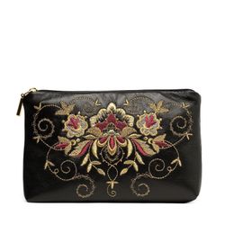 Торжокские золотошвеи / Leather cosmetic bag "Success"