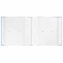 Photo album BRAUBERG "Cute Baby" for 200 photos 10x15 cm, under the skin, paper pages, box, blue