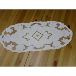 Карельские узоры / Openwork napkin, oval
