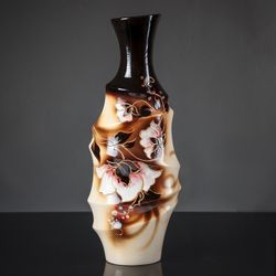 Керамика ручной работы / Floor vase "Breeze" 53 cm
