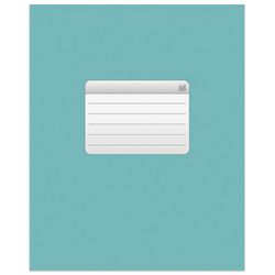 HATBER / Notebook А5, 48 sh., VK, bracket, cage, cardboard cover, "NOTEBOOK - TURQUOISE" / 10 pcs.