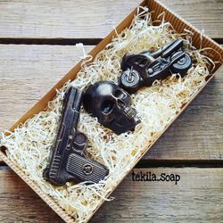 Set of souvenir soap for men "ROCKER"