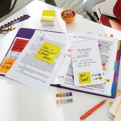Bookmark adhesive POST-IT Professional, plastic, 25 mm, 3 colors x 22 PCs., superlake