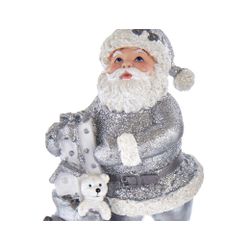 Kurts Adler / Noel ağacı oyuncağı "Gümüş Noel Baba", 10 cm