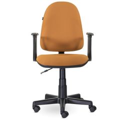 Poltrona BRABIX "Prestige Start MG-312", encosto ergonômico, tecido, laranja