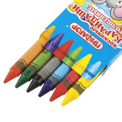 ПИФАГОР / Wax pencils, thick, 6 colors