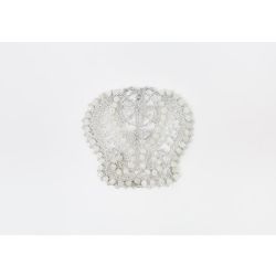Lacy brooch “Crown of the Empire-2”, Madame Cruje