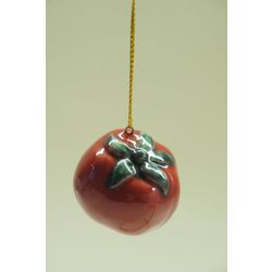 Ярославская майолика / Christmas toy "Mini tomato"