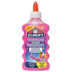 Glue for stationery Klimov sequined ELMERS "Glitter Glue", 177 ml, pink