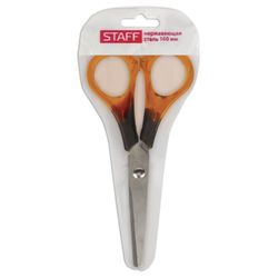 Scissors STAFF "Basic" 140 mm pen amber PVC case with Euro slot