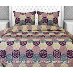 ВладЛен / VladLen / Bed linen from coarse calico "Medallions"