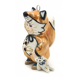 Фарфоровая мануфактура / Christmas tree toy "Kid - fox"