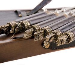 Золотая антилопа / Collectible souvenir set of skewers (6 pcs.) With the tip "Tank"