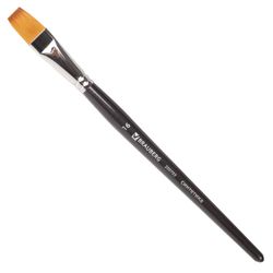 Brush art is a professional ART BRAUBERG "CLASSIC", synthetic soft, under columns, flat, No. 16, short handle